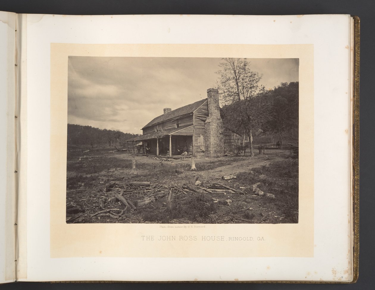 Das John Ross Haus, Ringold, Georgia von George N. Barnard