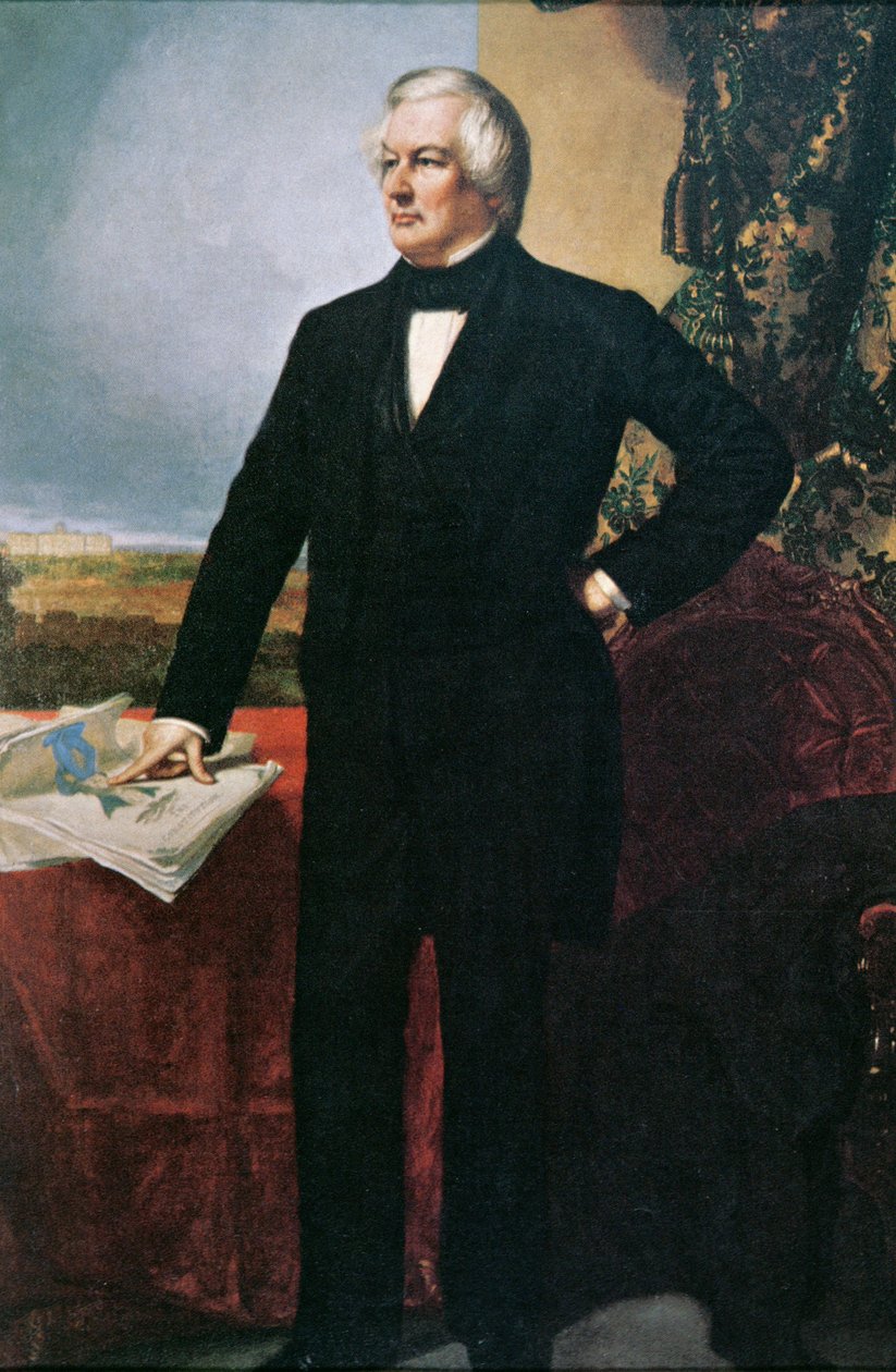 Millard Fillmore (1800-74) von George Peter Alexander (after) Healy