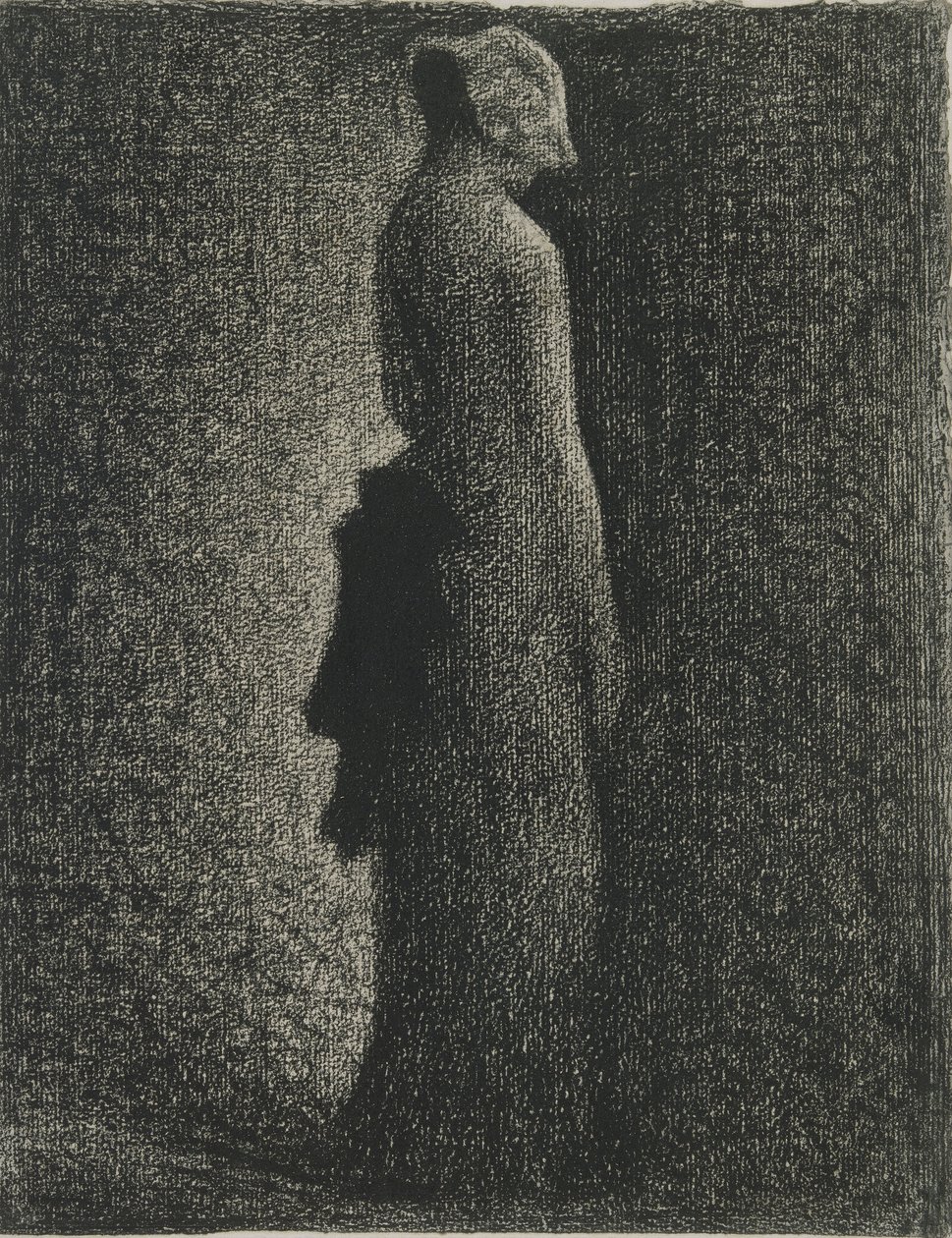 Der schwarze Bogen von George Pierre Seurat: Kunstdruck