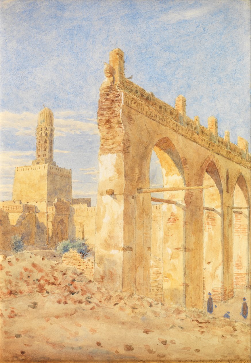 Ruinen der Gama al-Hakim, Kairo von George Price Boyce