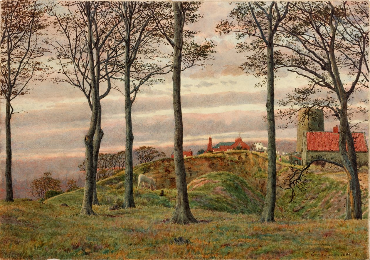 Windmills Hill, Gateshead, 1864 von George Price Boyce
