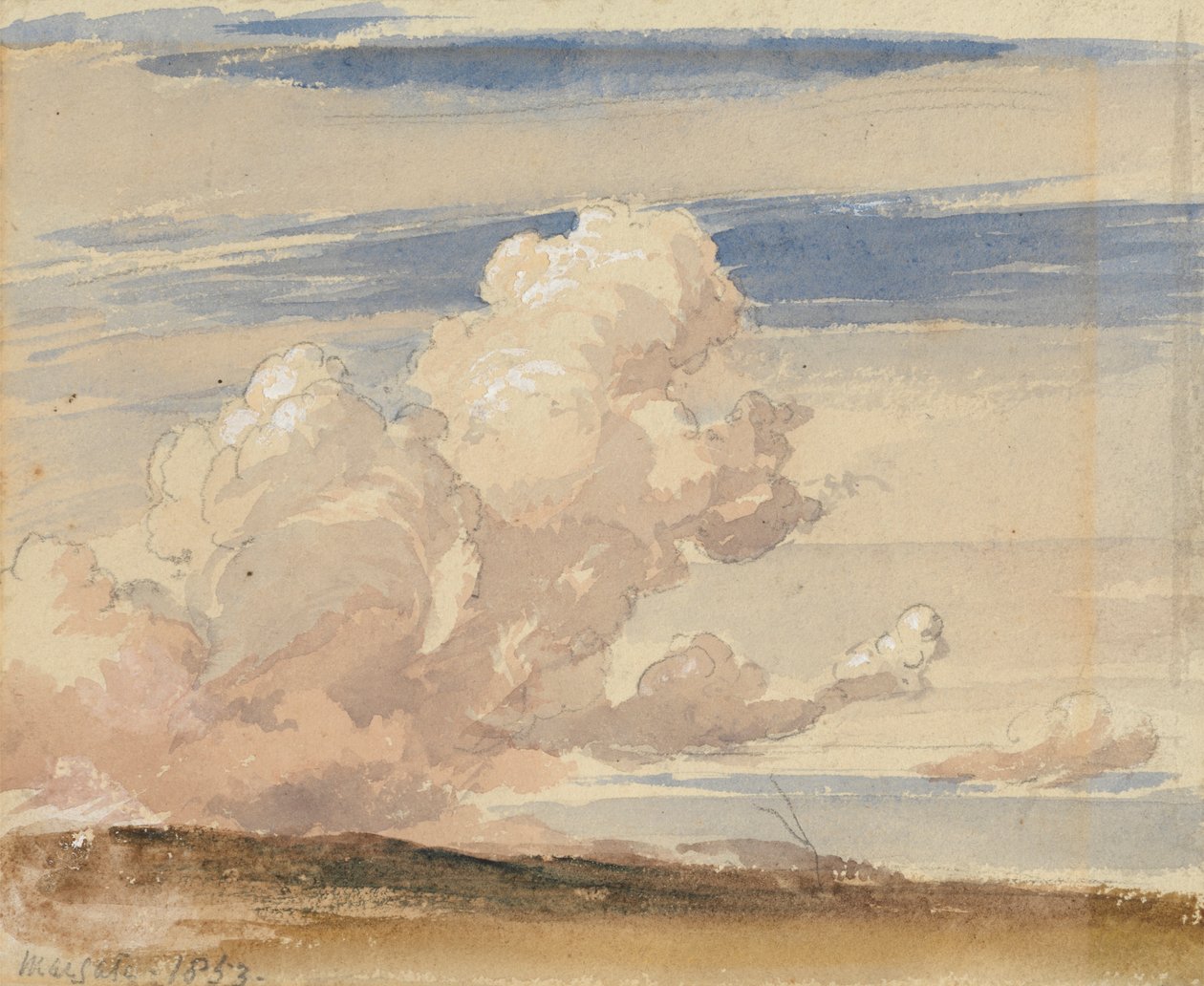 Margate, große Wolke von George Richmond