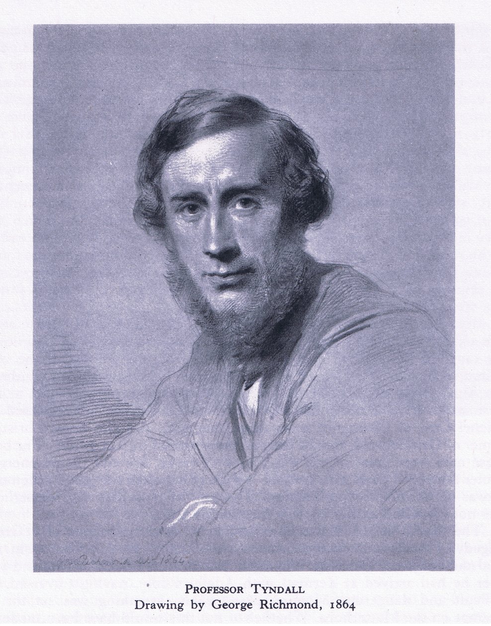 Professor Tyndall, aus British Adventure, veröffentlicht von Collins, 1947 von George Richmond
