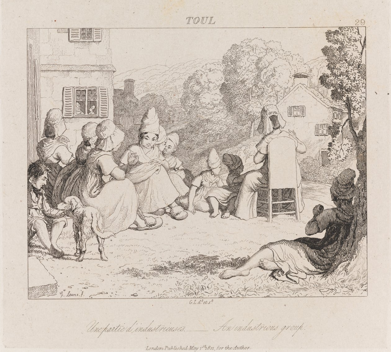 Fleißige Gruppe, Toul von George Robert Lewis