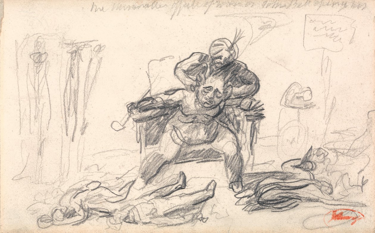 Dämonenherrscher und Untertanen: "Die elenden Auswirkungen des Krieges auf John Bull..." von George Romney