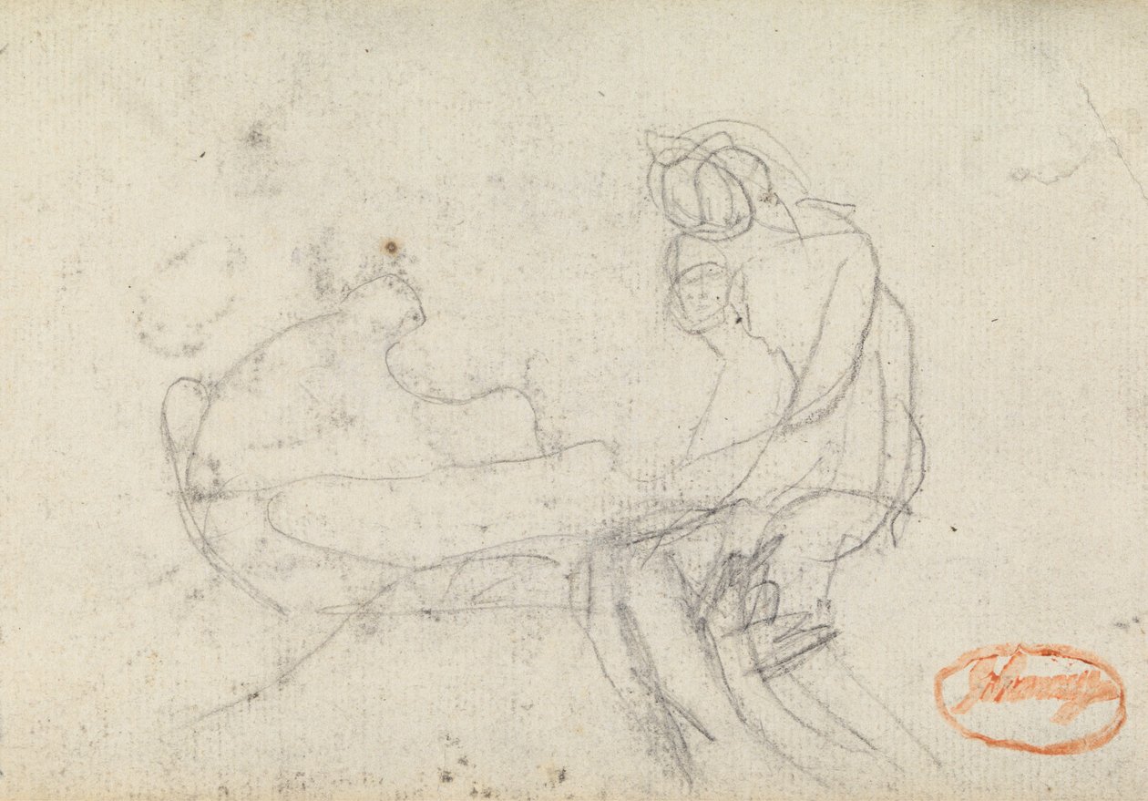 Figurenkompositionsstudie 13 von George Romney