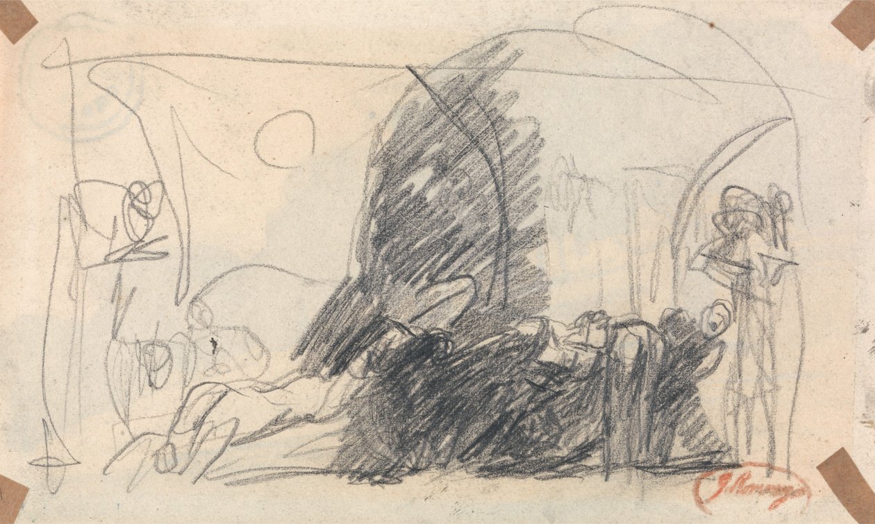 John Howard besucht ein Lazarett von George Romney