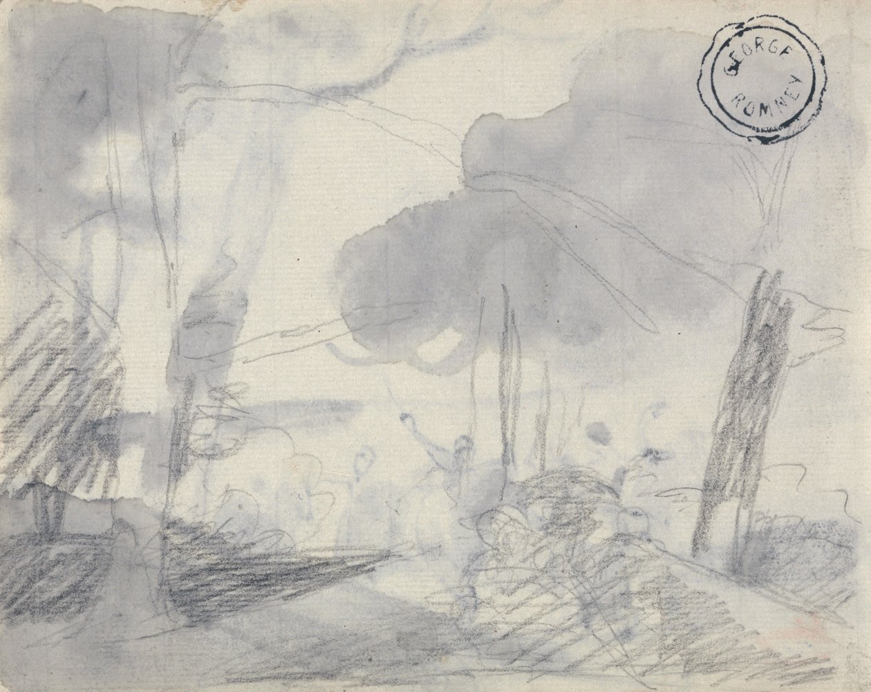 Landschaftsstudie von George Romney