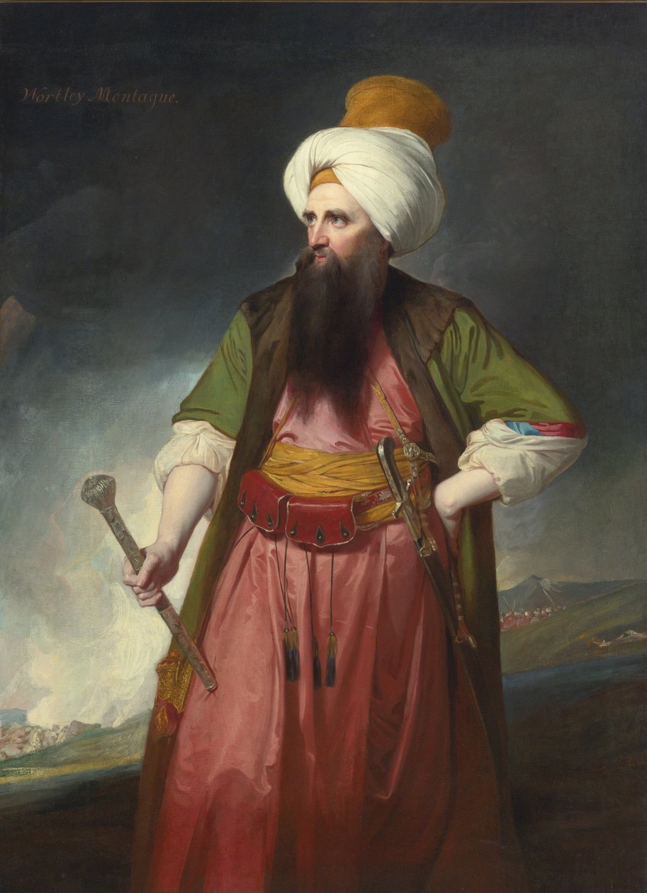 Porträt von Edward Wortley Montagu von George Romney