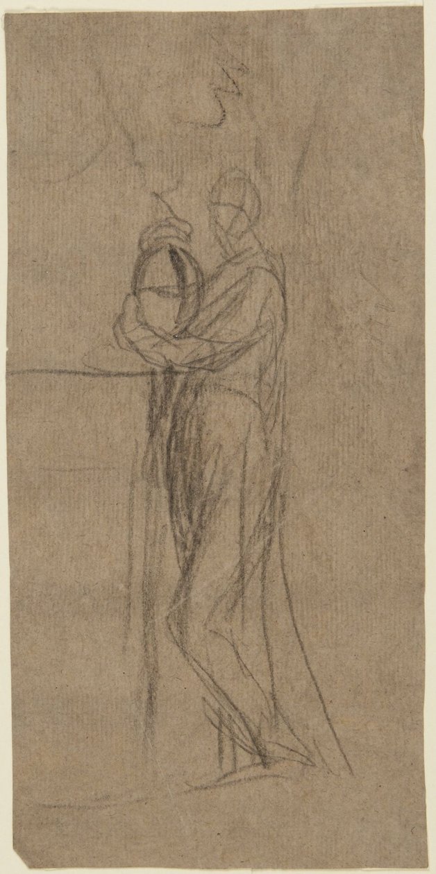 Porträtstudie einer stehenden Frau von George Romney