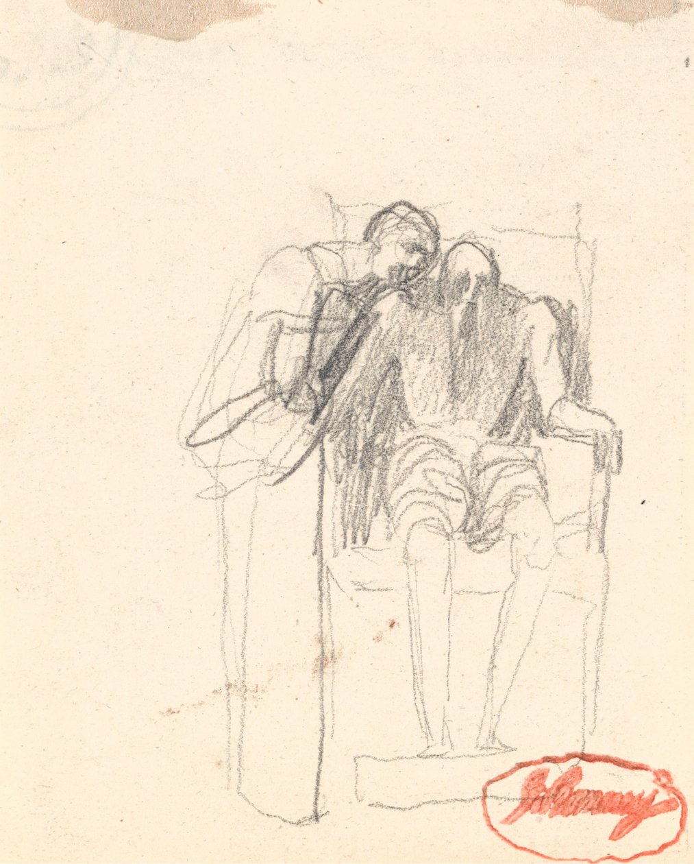 Möglicherweise zwei Figuren aus "Alter" von George Romney