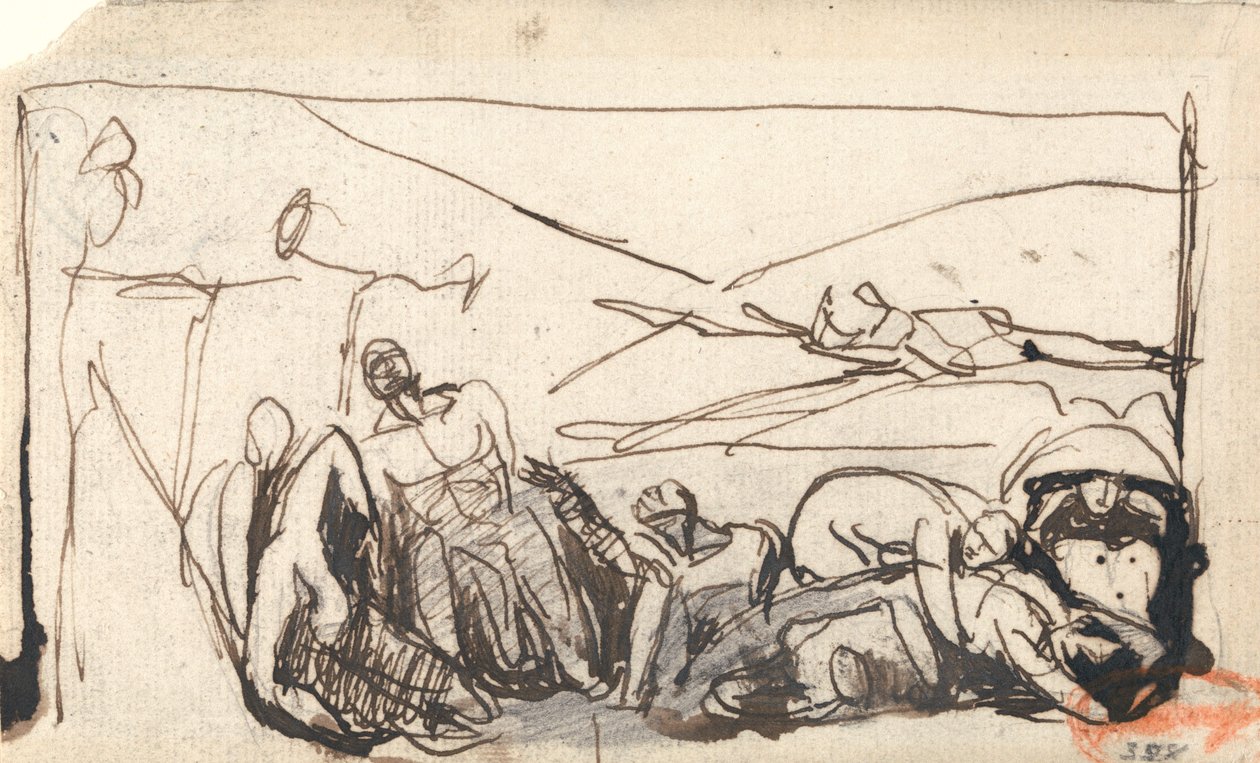Gefängnisszene von George Romney