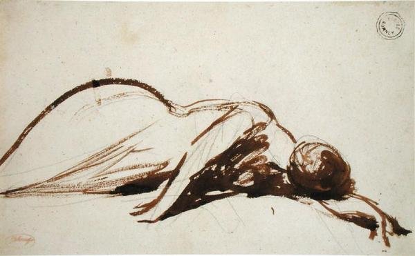 Liegende Frau von George Romney