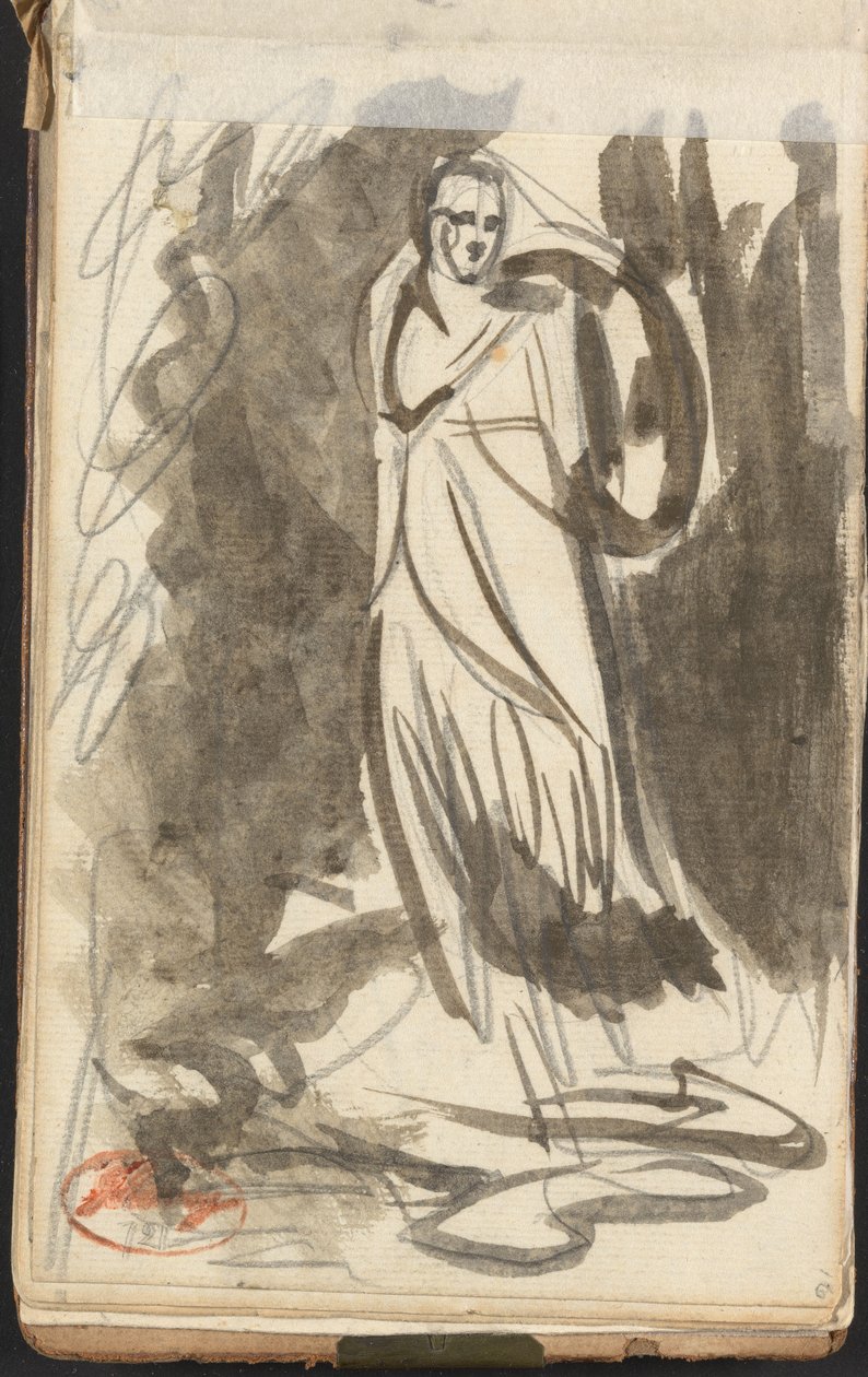 Stehende weibliche Figur von George Romney