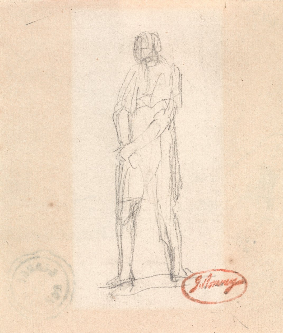 Stehende Figur von George Romney