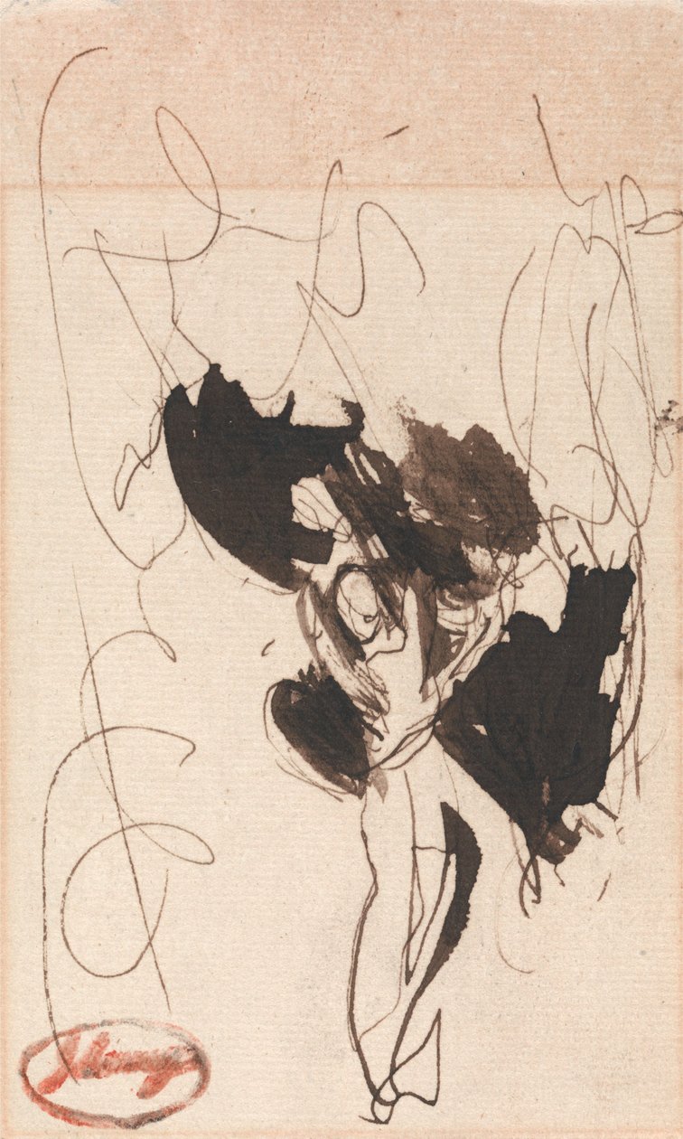 Stehende männliche Figur von George Romney