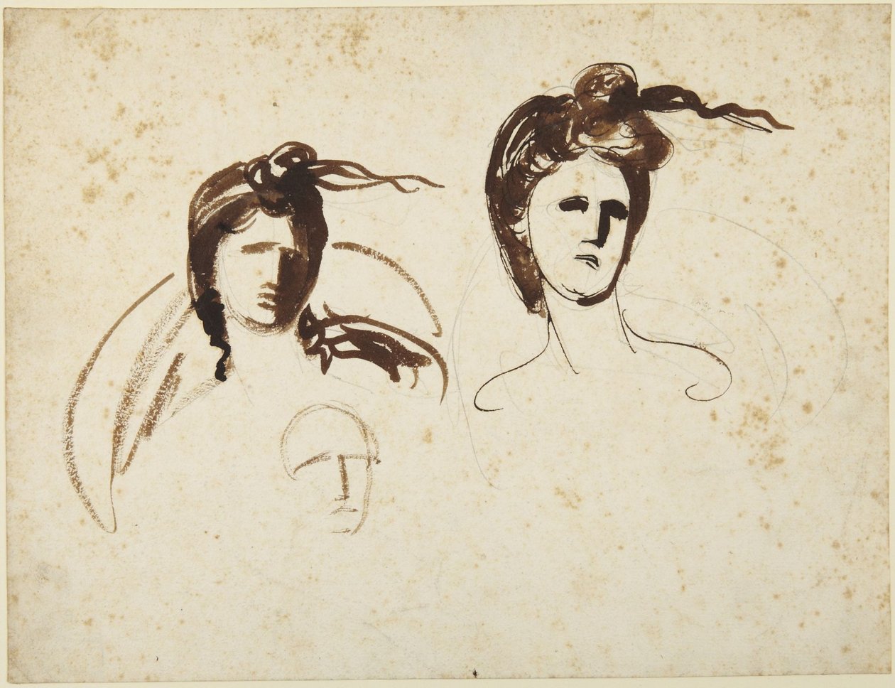 Studien eines Frauenkopfes von George Romney
