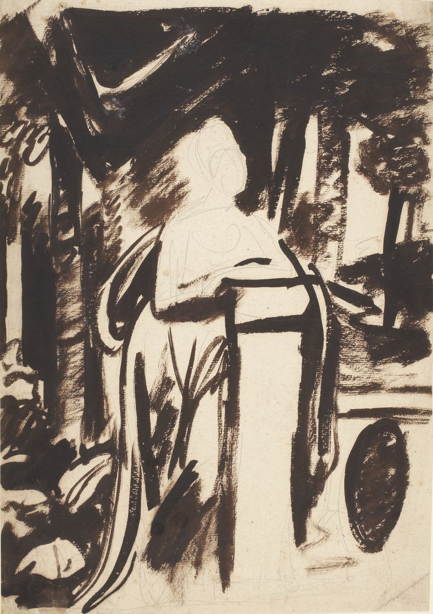 Studie für das Porträt von Lady Elizabeth Monson von George Romney