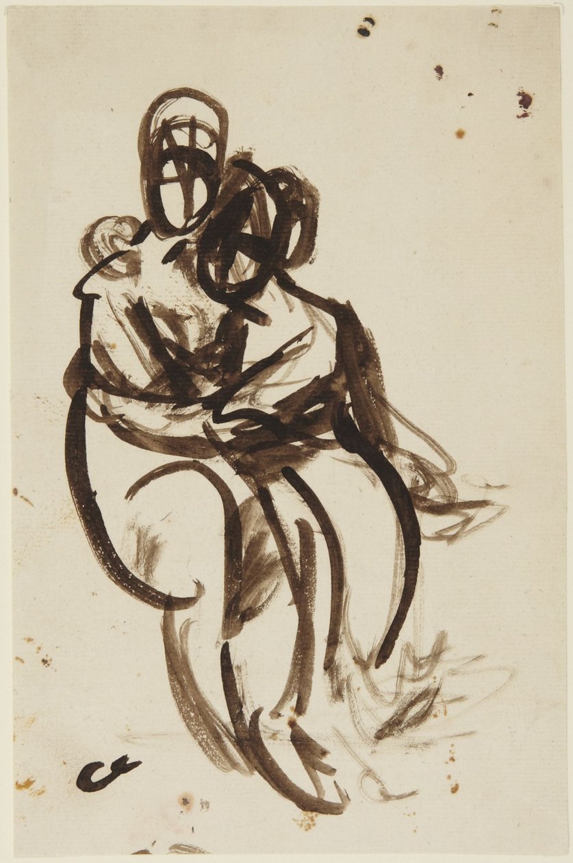 Studie für das Porträt der Milner-Schwestern von George Romney