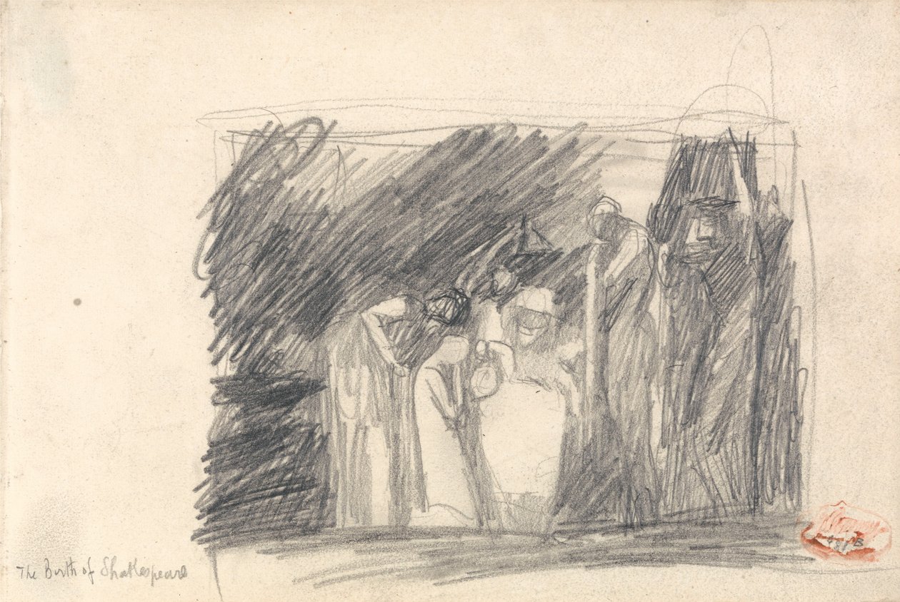 Die Lebensalter des Menschen: Geburt des Menschen von George Romney