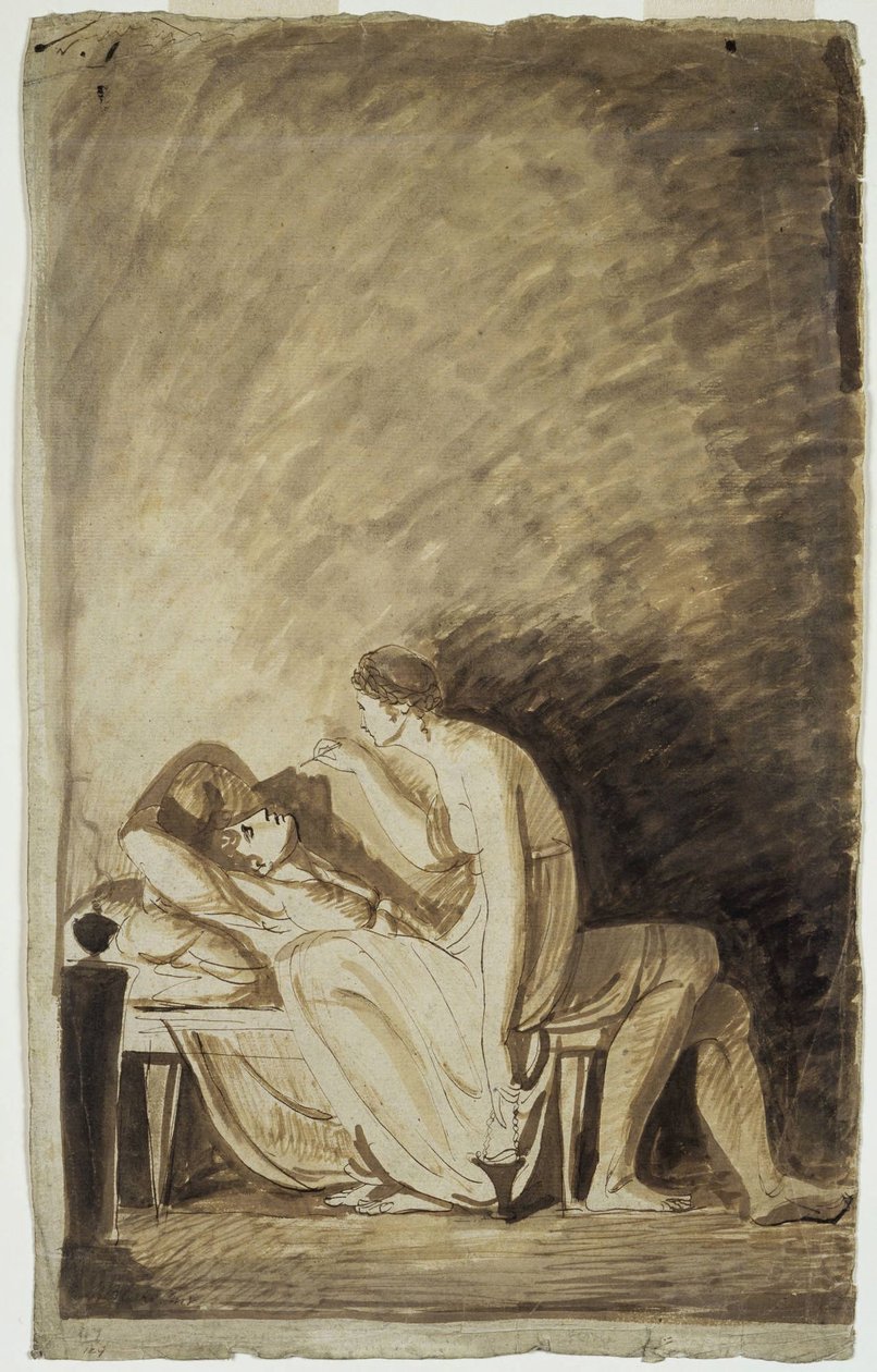 Der Ursprung der Malerei von George Romney
