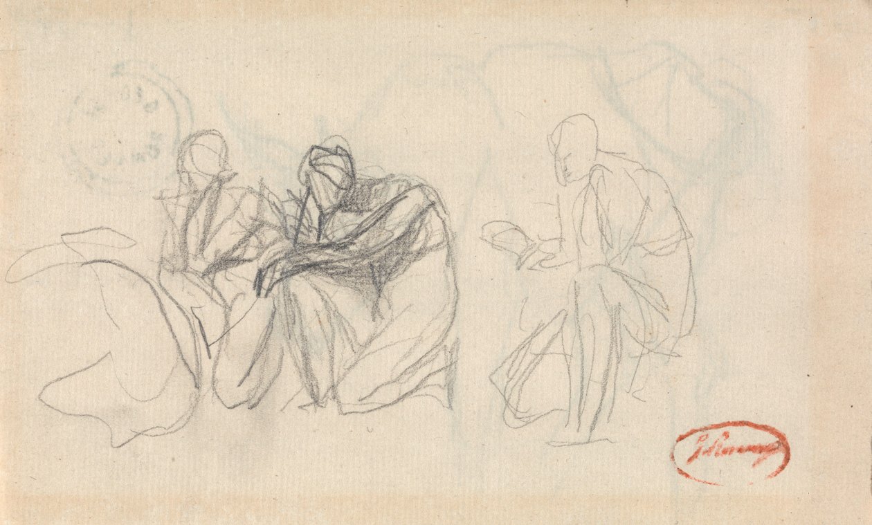 Drei kniende Figuren von George Romney