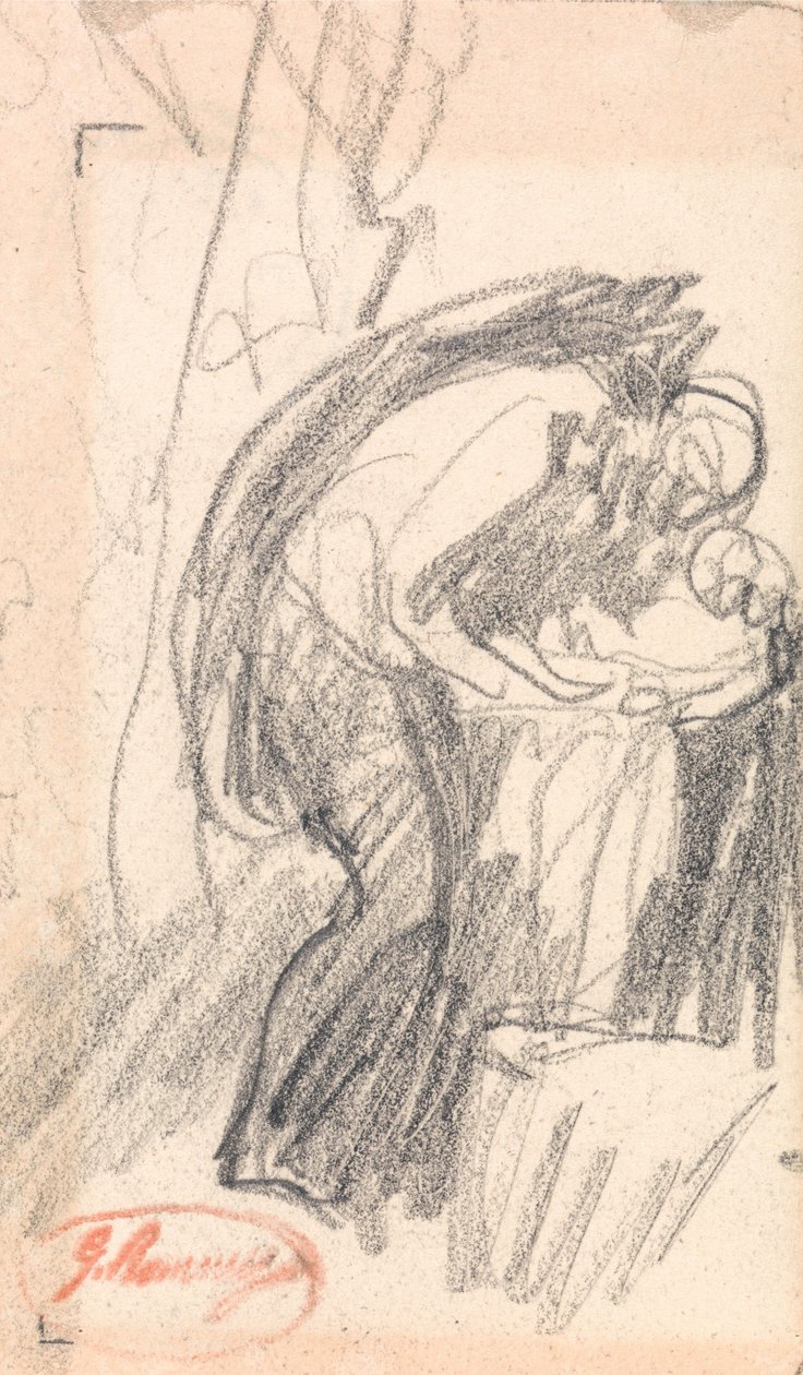 Unidentifiziertes Thema: Ein Mann mit einem Kind von George Romney