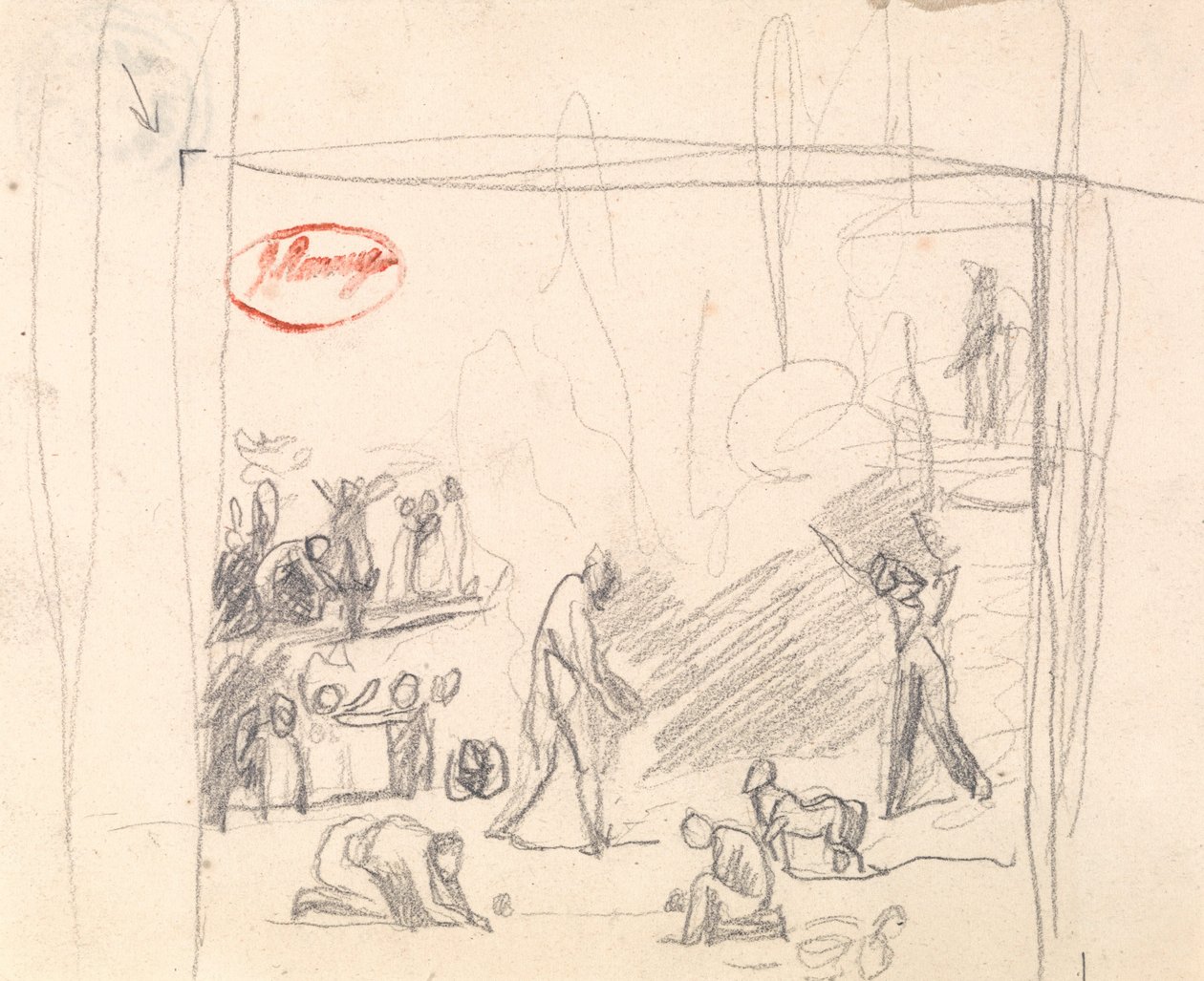 Unbekannte Motive von George Romney
