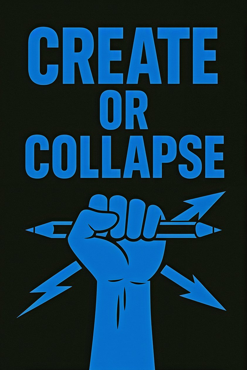 CREATE OR COLLAPSE, 2025 von George Rosaly