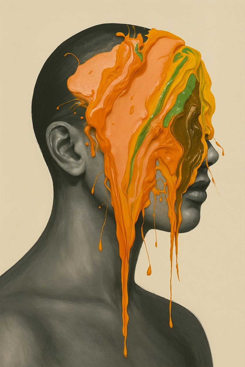 Goldenes Rauschen, 2025 von George Rosaly