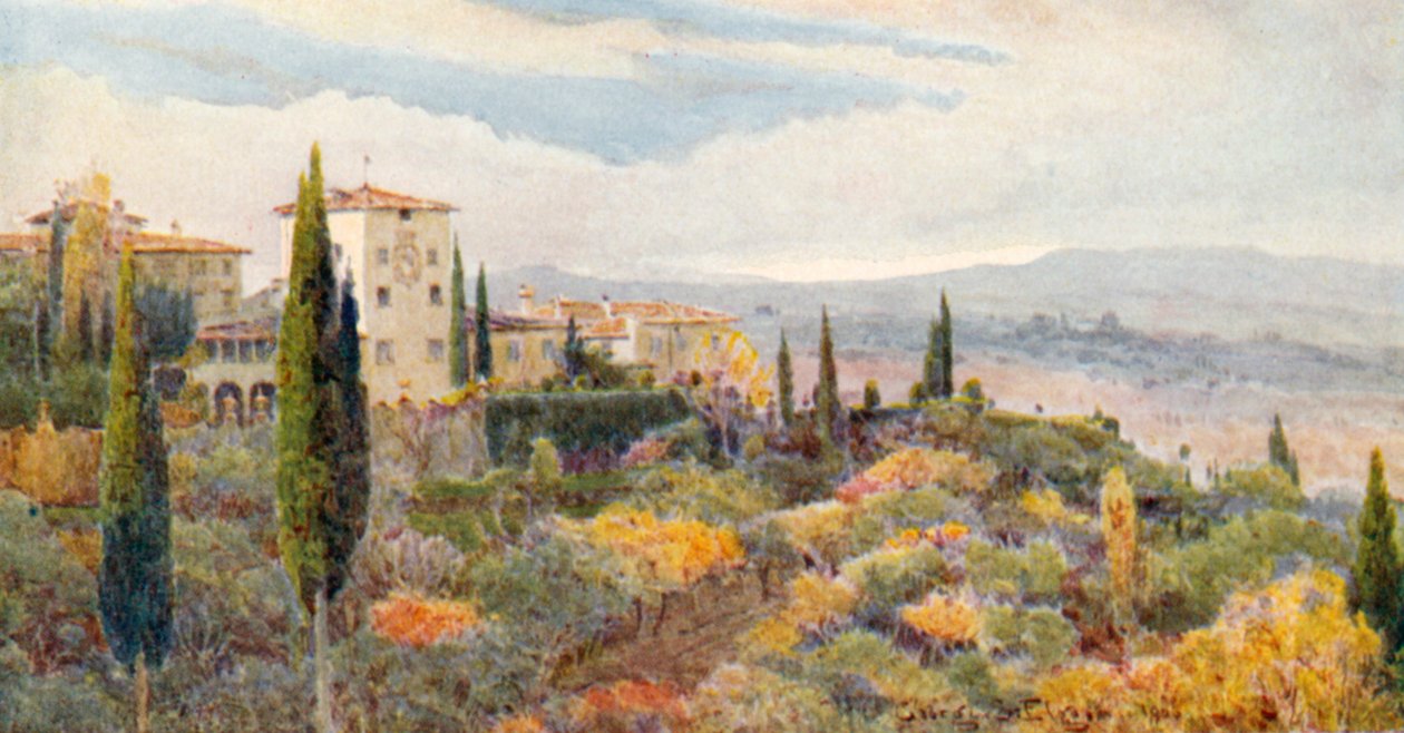 Eine toskanische Villa von George Samuel Elgood