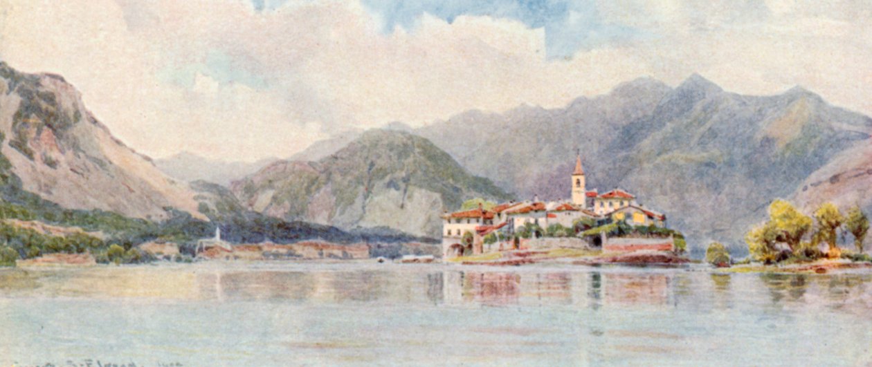 Baveno und Isola Pescatori, Lago Maggiore von George Samuel Elgood