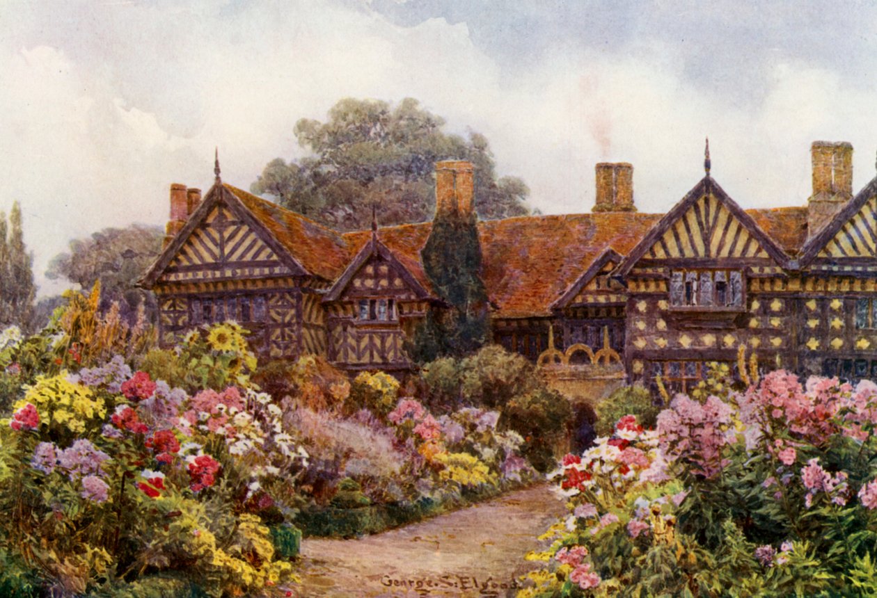 Speke Hall, Lancashire von George Samuel Elgood