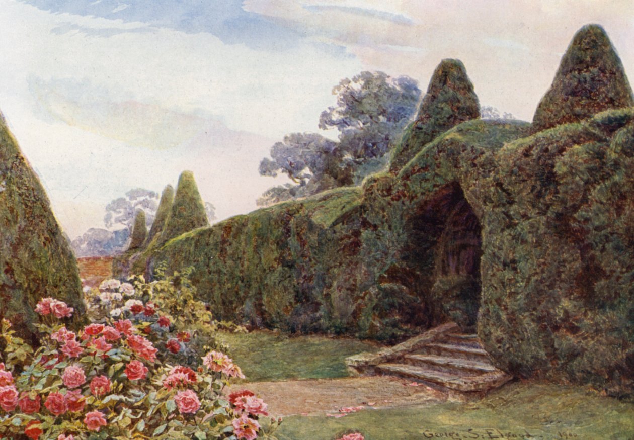 Eibenbogen bei Brickwall, Sussex von George Samuel Elgood