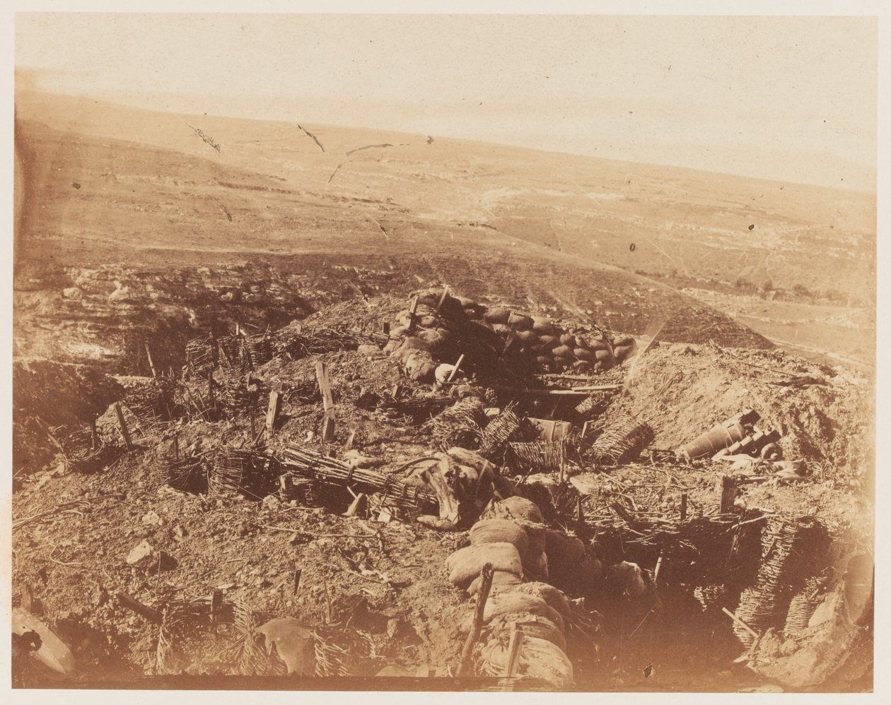 Blick vom Redan in Richtung Vorontsov-Schlucht von George Shaw Lefevre