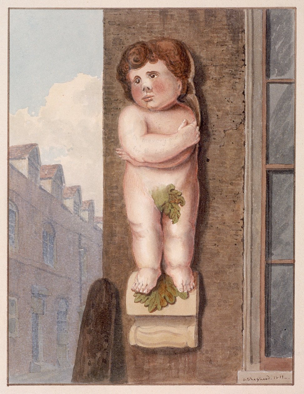Pye Corner, London, 1812 von George Shepheard