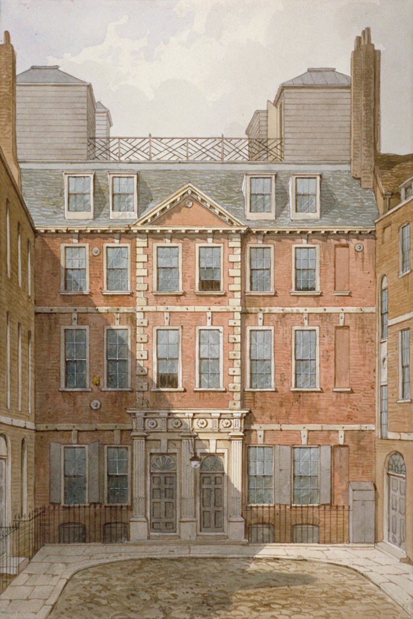 Beaufort Buildings, Strand, Westminster, London, ca. 1810 von George Shepherd