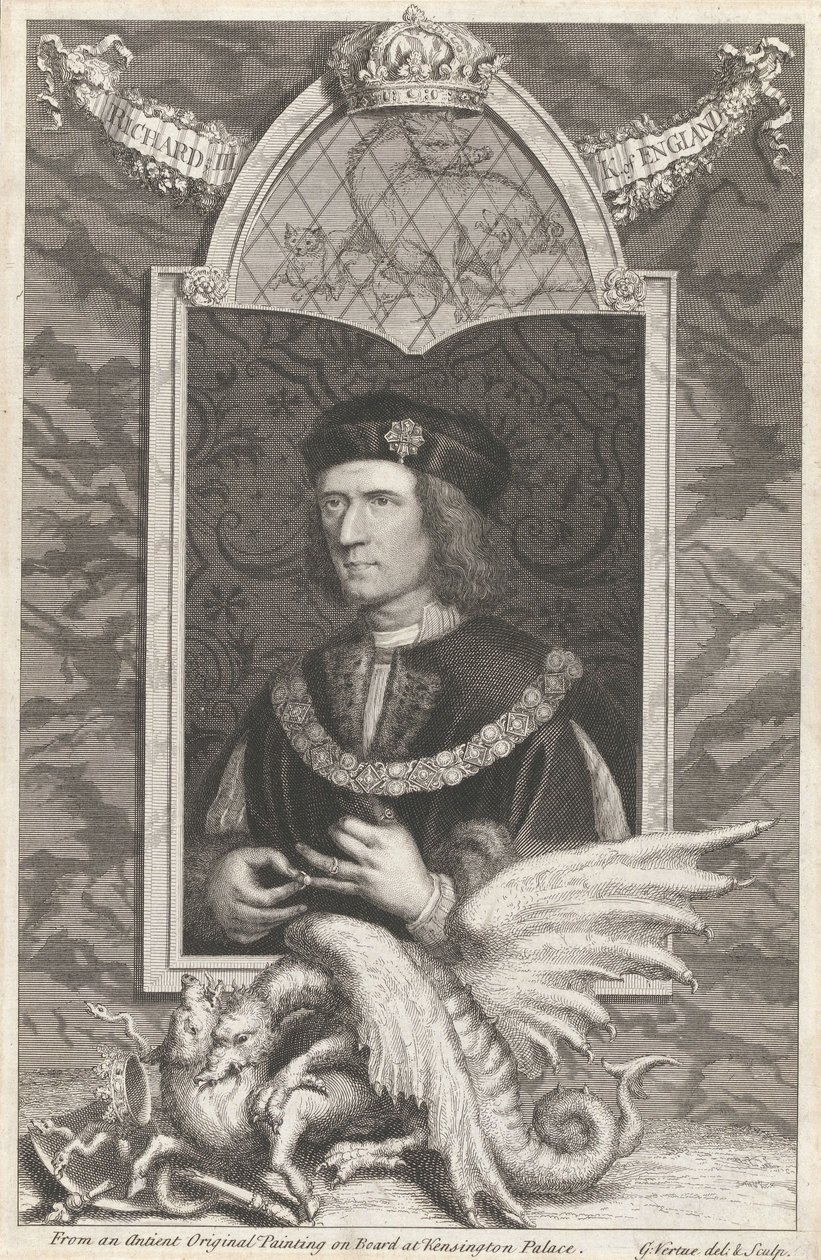 Richard III., König von England von George Vertue
