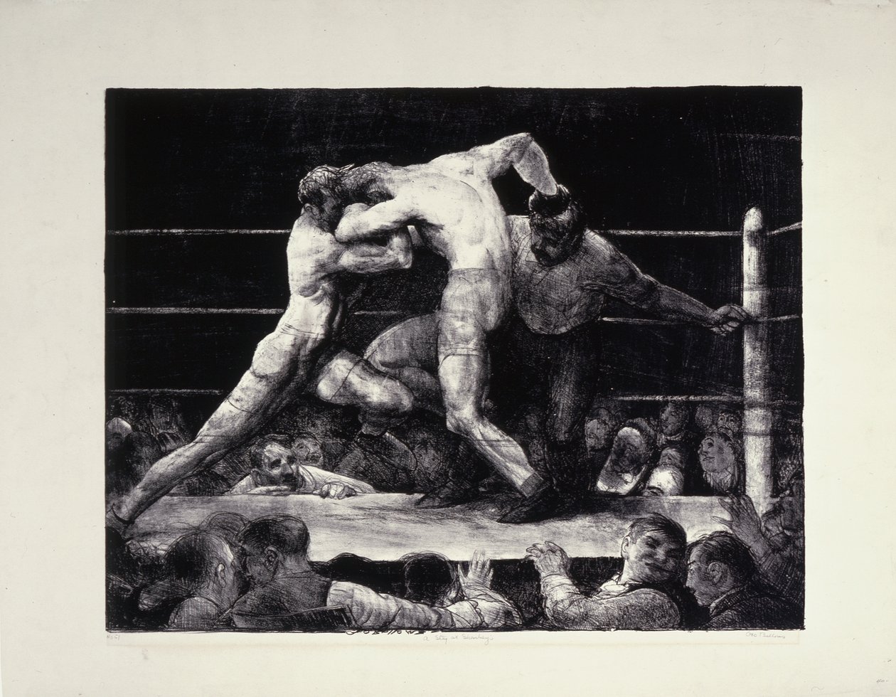 Ein Hirsch bei Sharkey’s von George Wesley Bellows