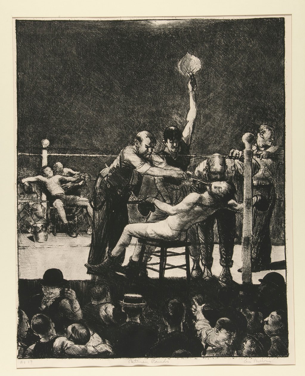 Zwischen den Runden Nr. 1 von George Wesley Bellows