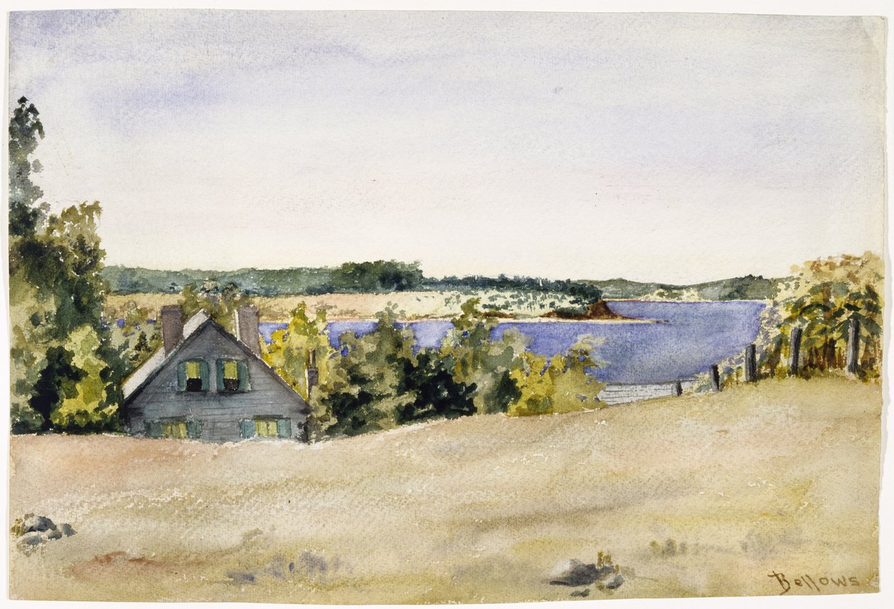 Gardiners Bay von Sag Harbor, 1899 von George Wesley Bellows