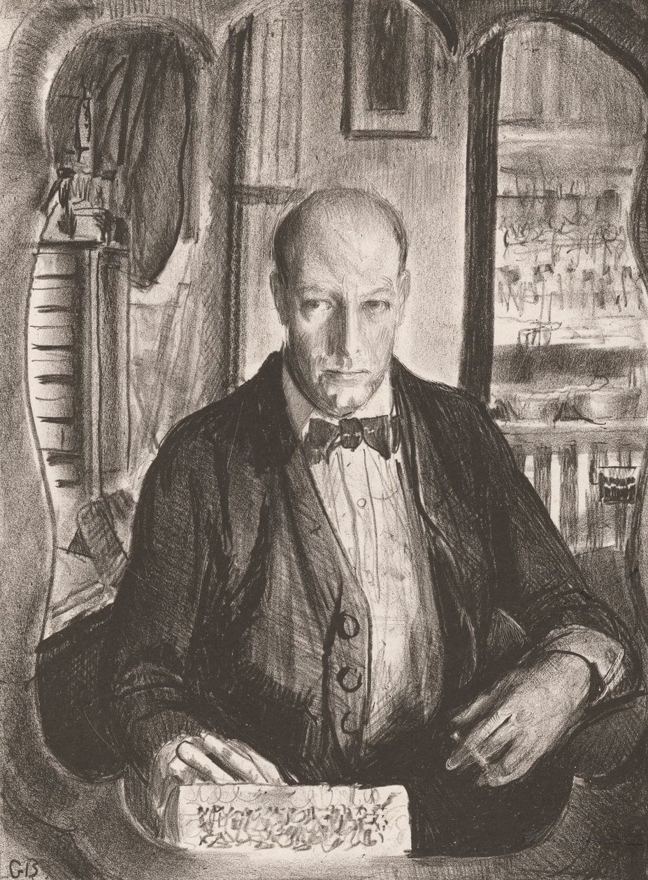 Selbstporträt von George Wesley Bellows von George Wesley Bellows