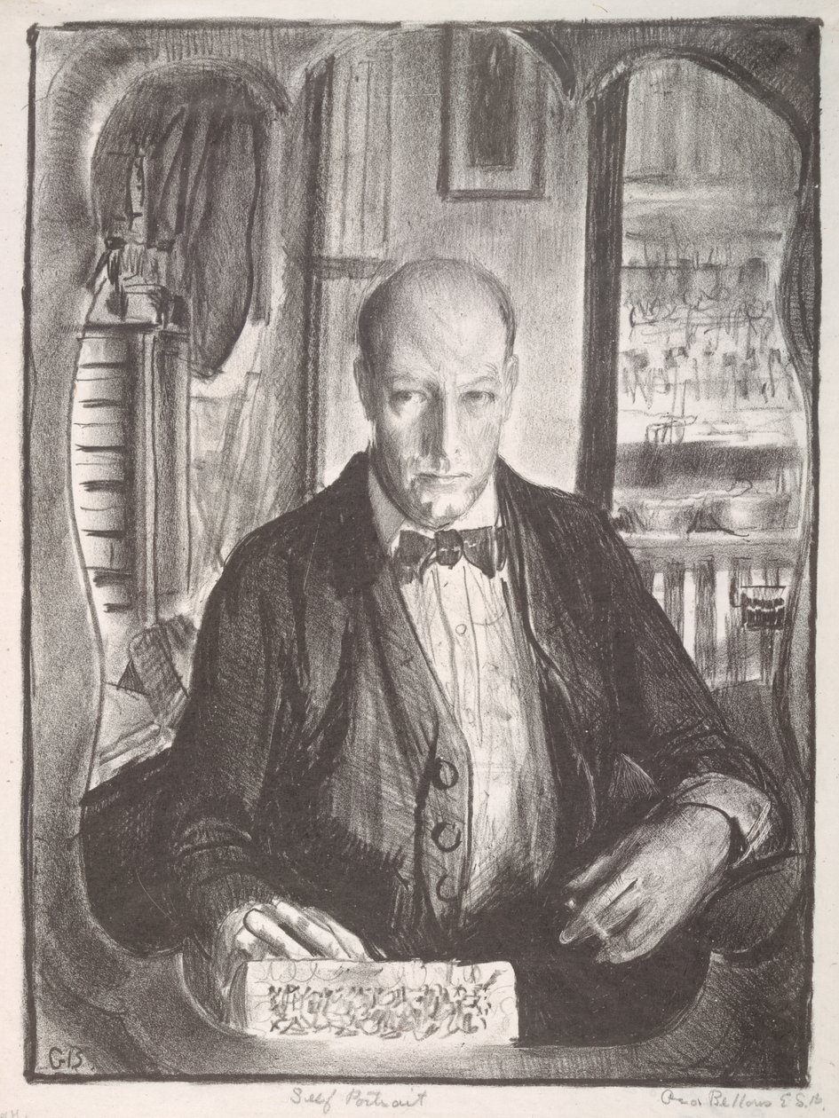 Selbstbildnis von George Wesley Bellows von George Wesley Bellows