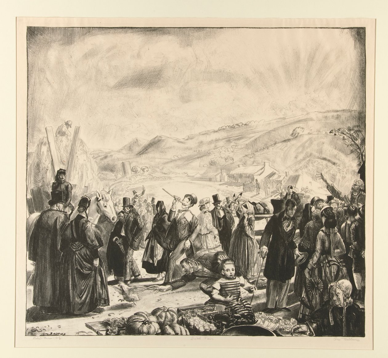 Irischer Jahrmarkt von George Wesley Bellows