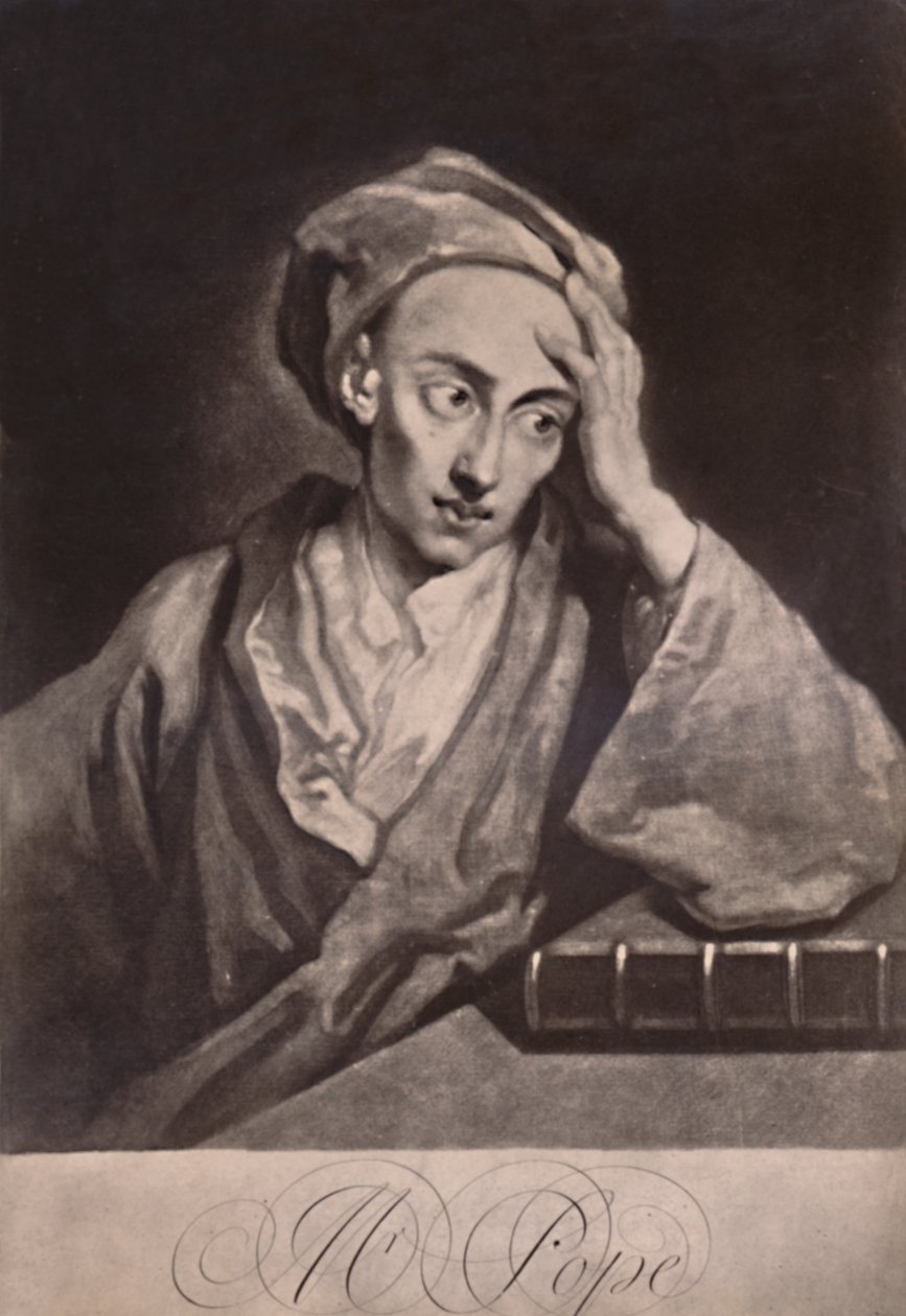 Alexander Pope, englischer Dichter und Satiriker, um 1732 von George White