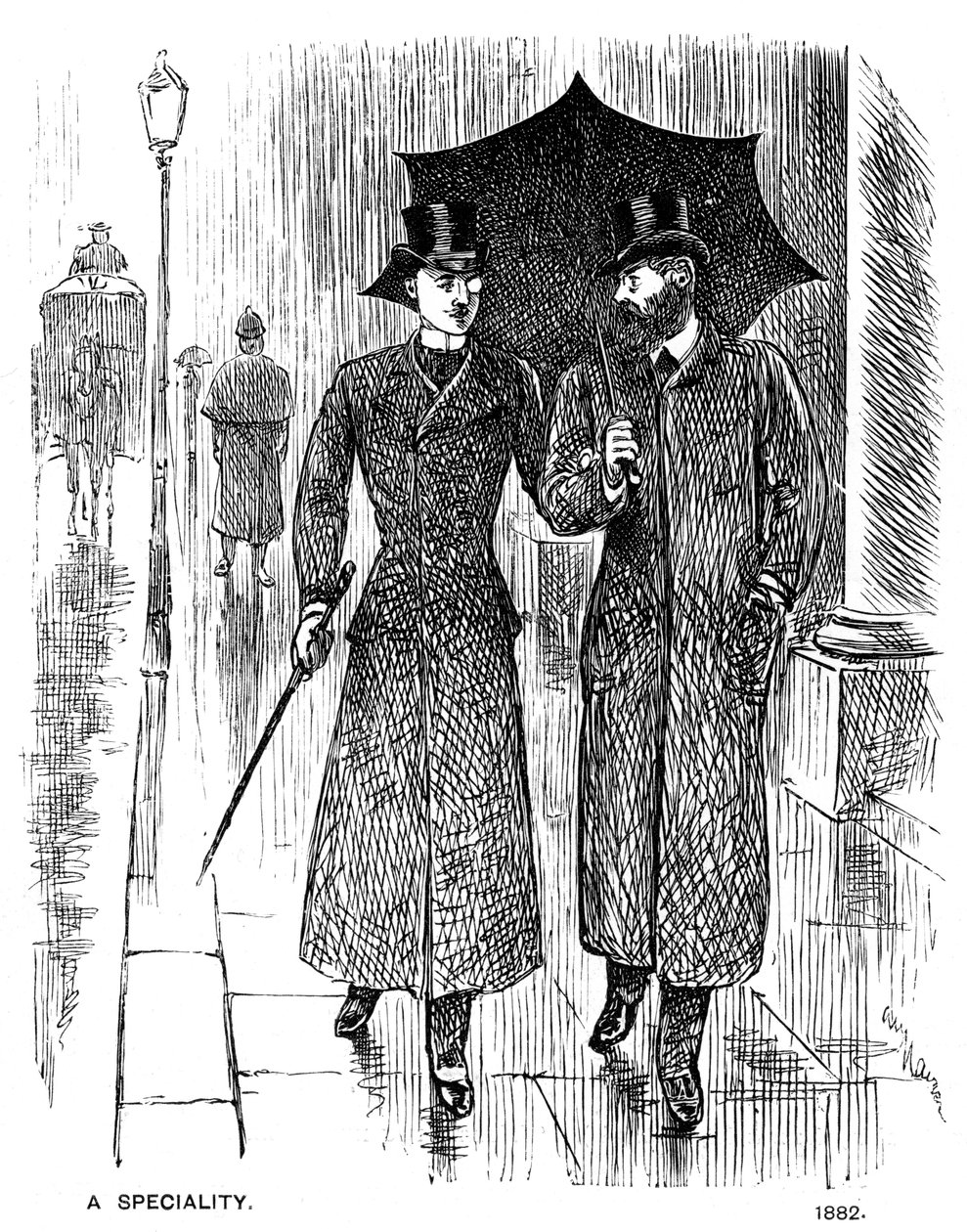 Eine Spezialität, 1882-1891 von George du Maurier