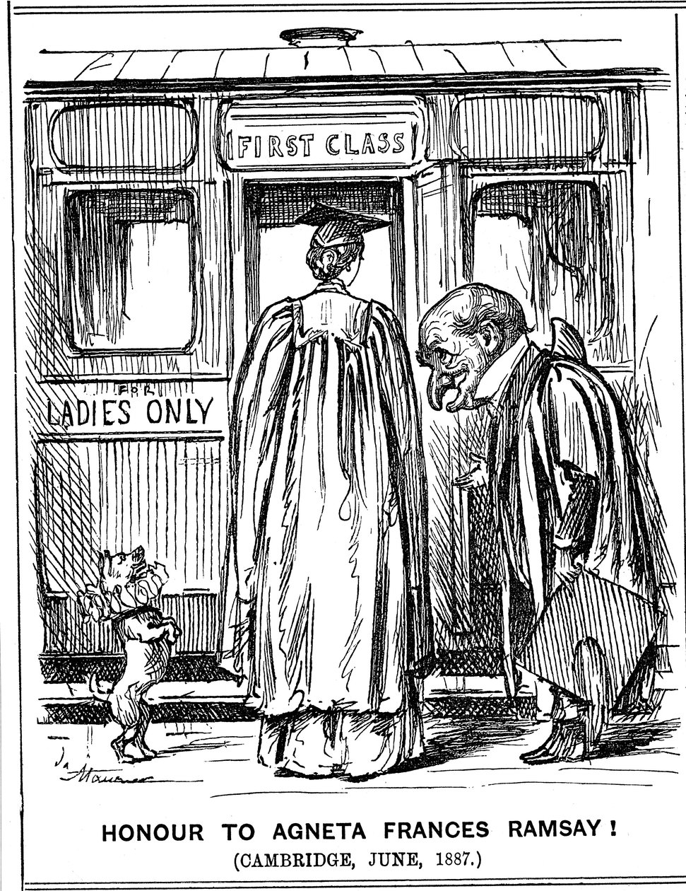 Ehre für Agneta Frances Ramsay! Cambridge, Juni, 1887 von George du Maurier