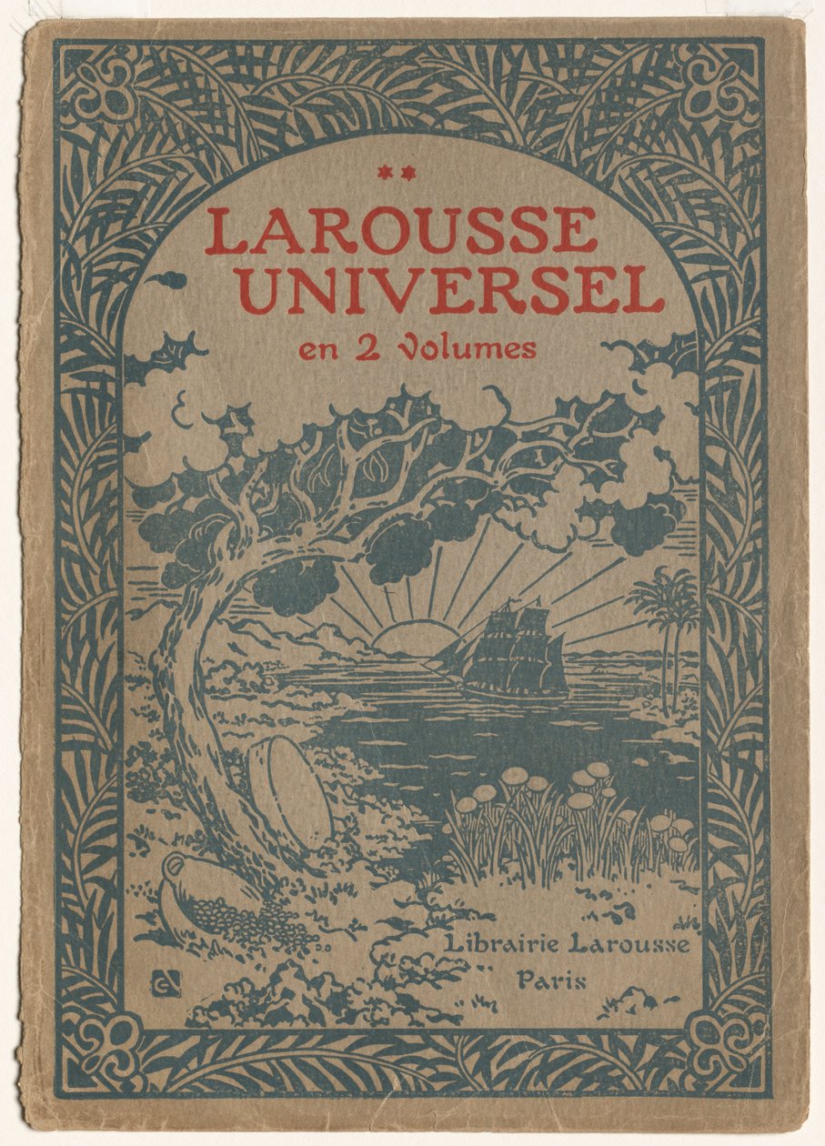 Larousse Universal: Cover (Le Larousse Universel) von Georges Auriol