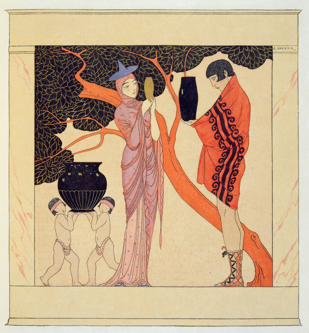 Liebeszeichen von Georges Barbier