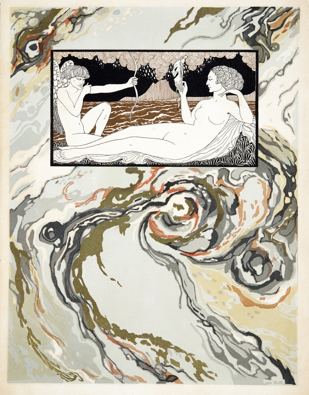 Personages de Comedie, Titelseite, veröffentlicht 1922 von Georges Barbier